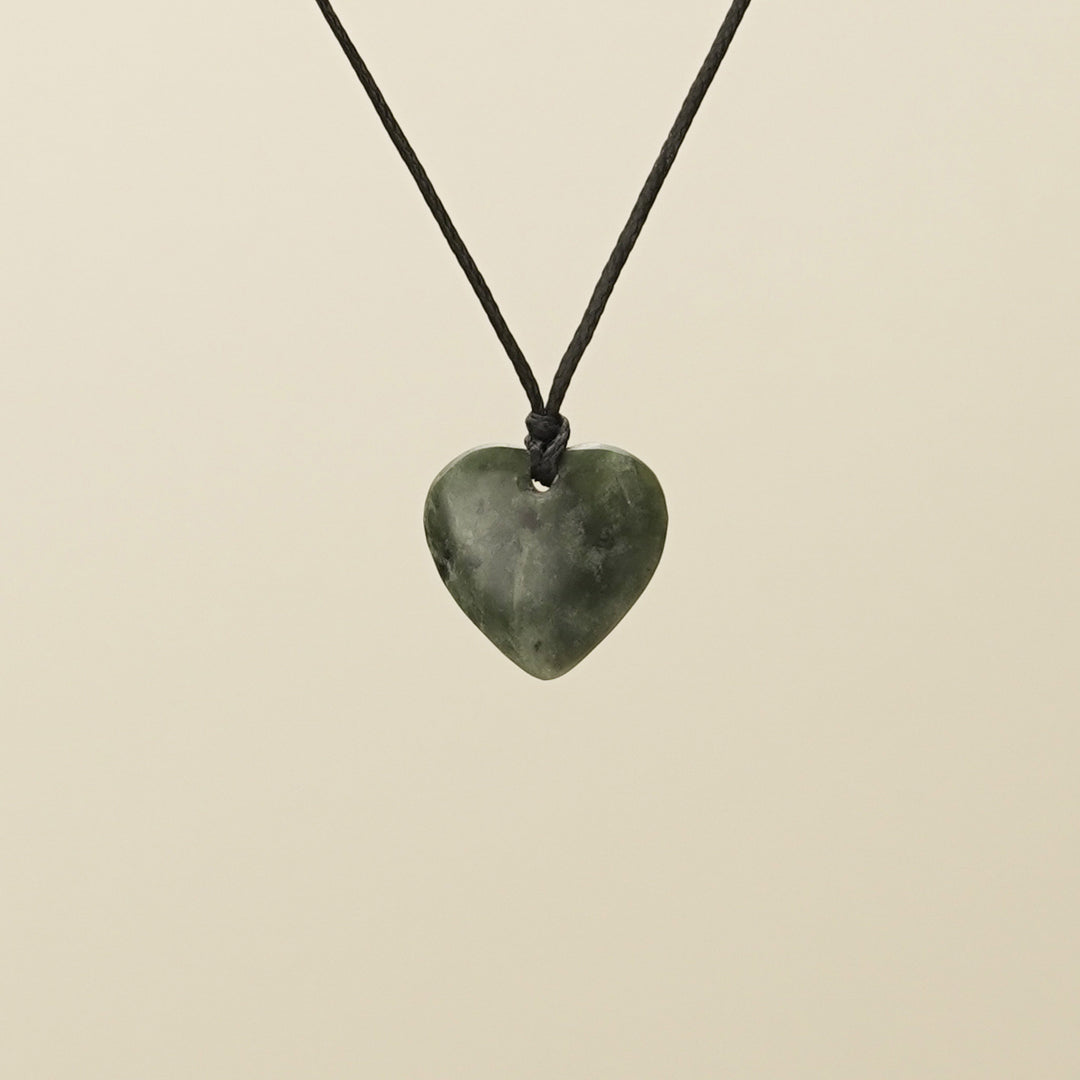 Manawa Heart Extra Small Pounamu Pendant
