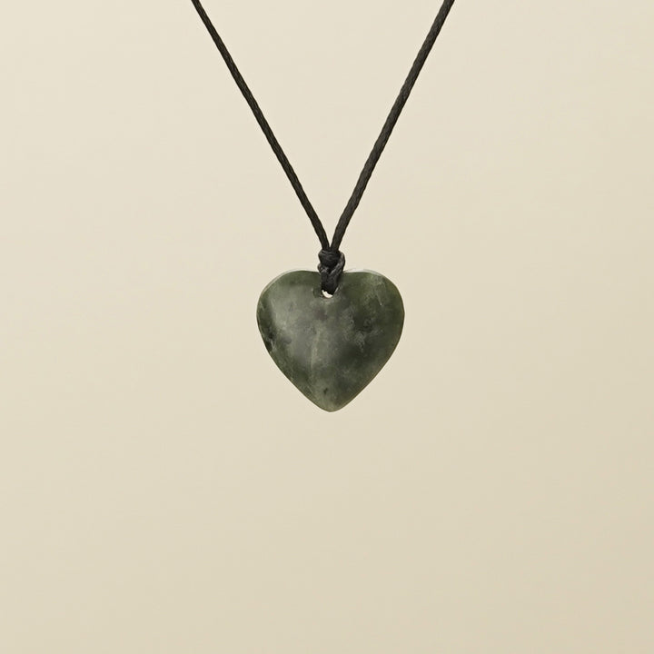 Manawa Heart Extra Small Pounamu Pendant