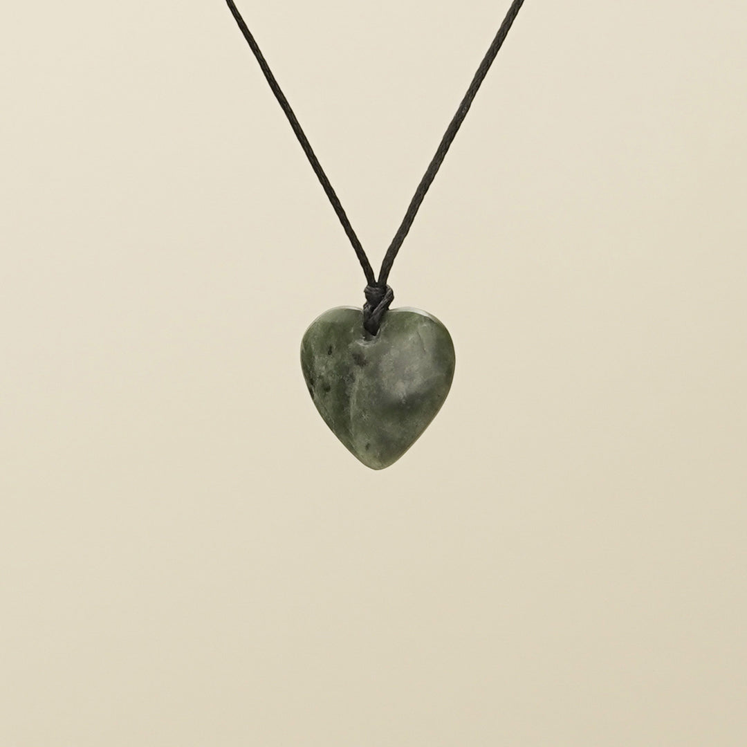 Manawa Heart Extra Small Pounamu Pendant