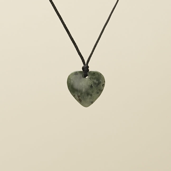 Manawa Heart Extra Small Pounamu Pendant