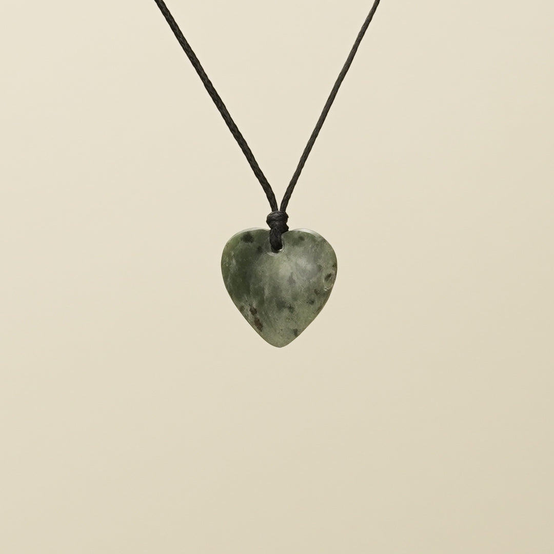 Manawa Heart Extra Small Pounamu Pendant