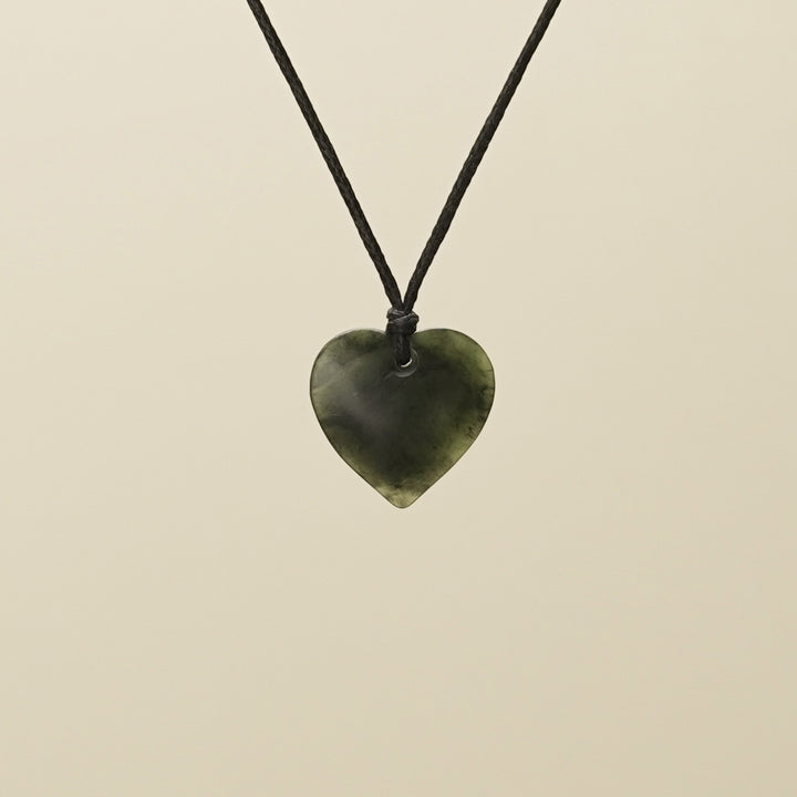 Manawa Heart Extra Small Pounamu Pendant