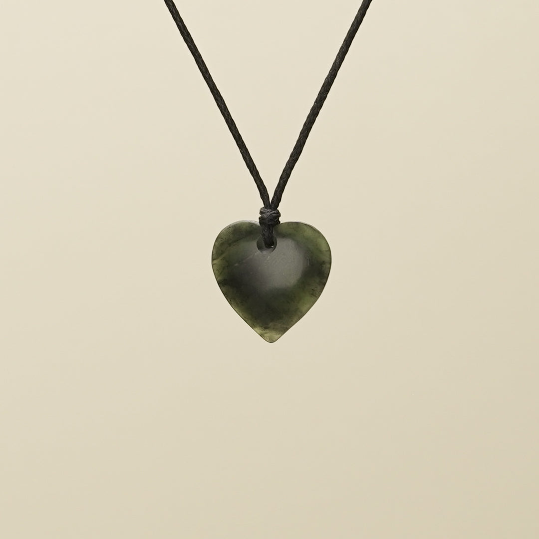 Manawa Heart Extra Small Pounamu Pendant
