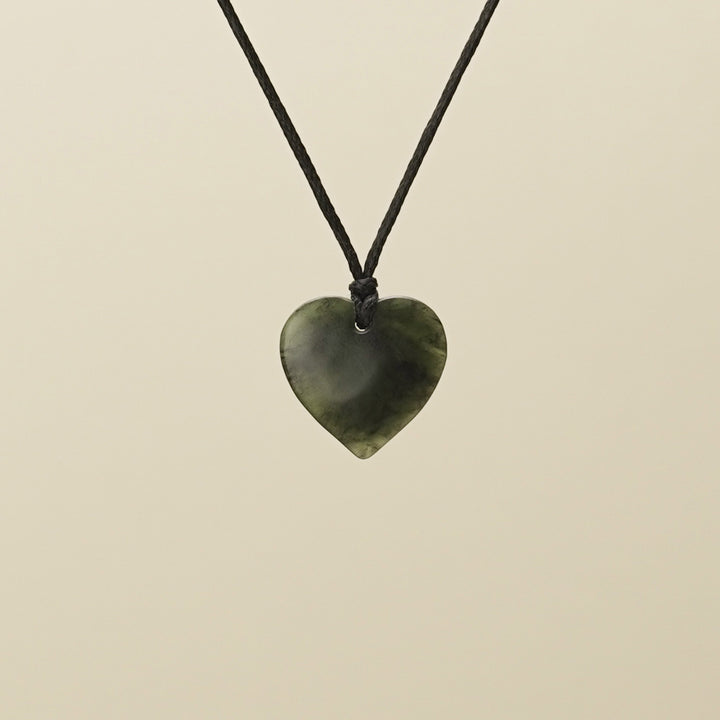 Manawa Heart Extra Small Pounamu Pendant