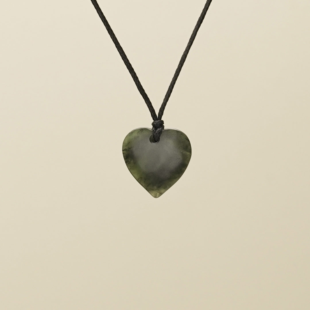 Manawa Heart Extra Small Pounamu Pendant