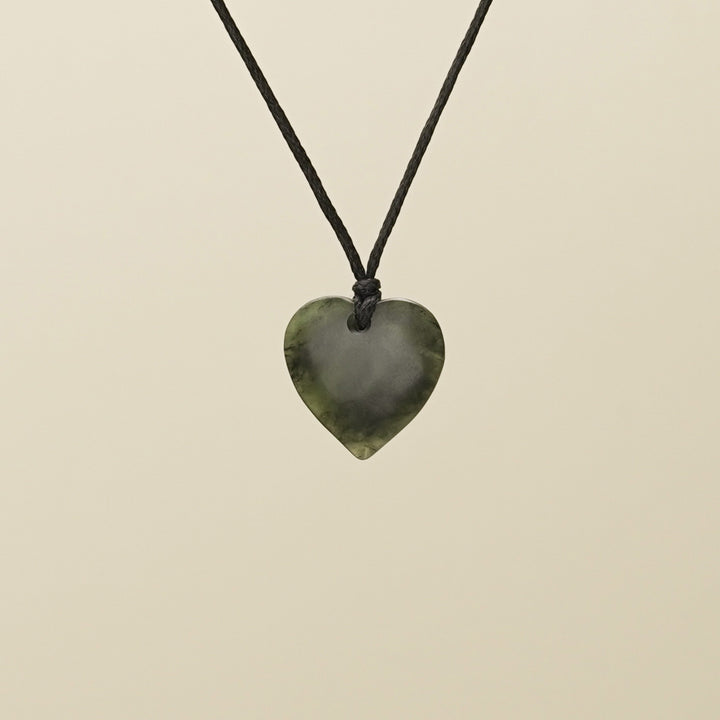 Manawa Heart Extra Small Pounamu Pendant