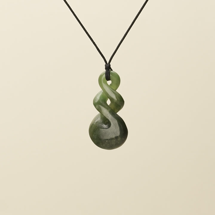 Double Kawakawa Pikorua Pounamu Medium