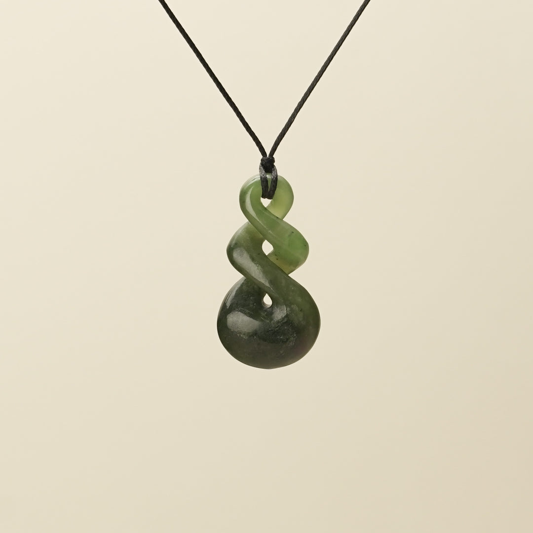 Double Kawakawa Pikorua Pounamu Medium