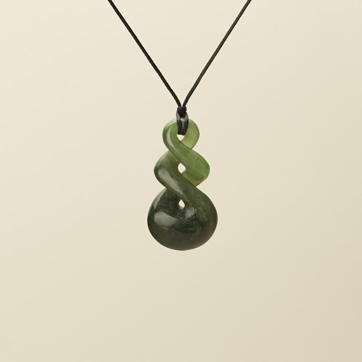 Double Kawakawa Pikorua Pounamu Medium