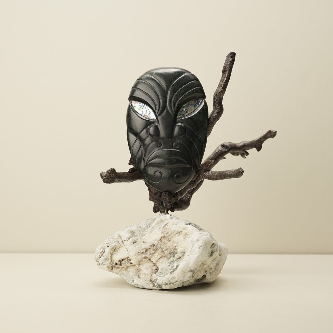 Tāne Mahuta Pounamu Sculpture – Growth & Guardianship