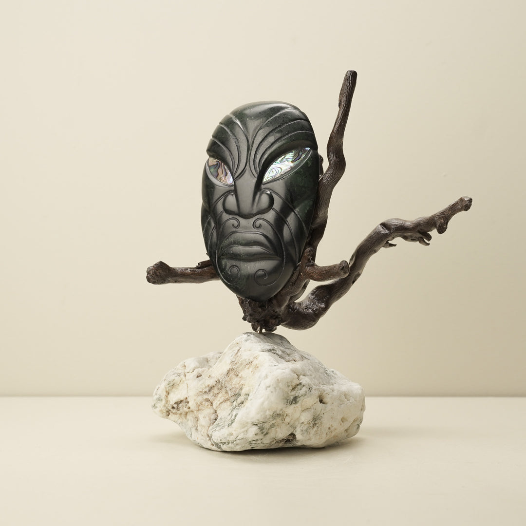 Tāne Mahuta Pounamu Sculpture – Growth & Guardianship