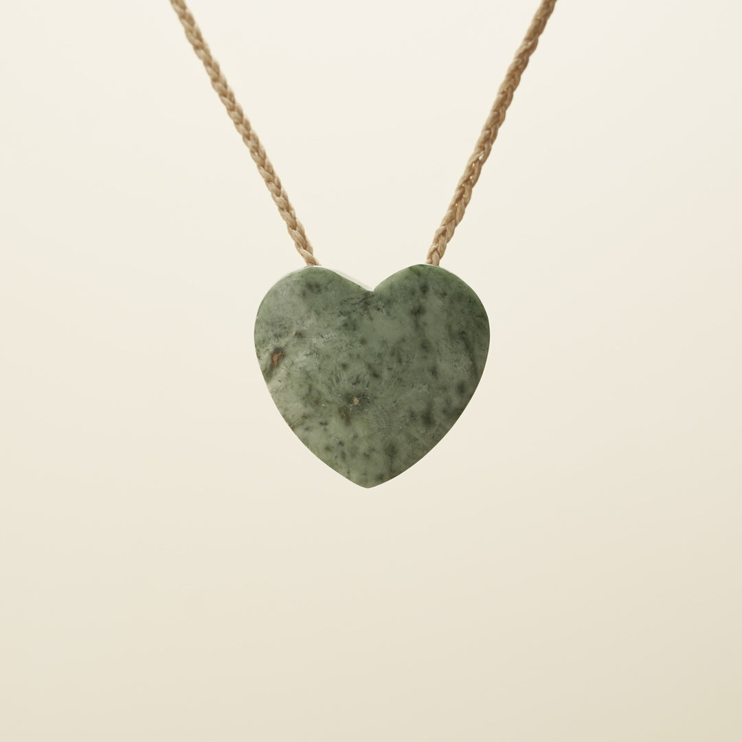 Manawa Inanga Matte Pounamu Medium Pendant