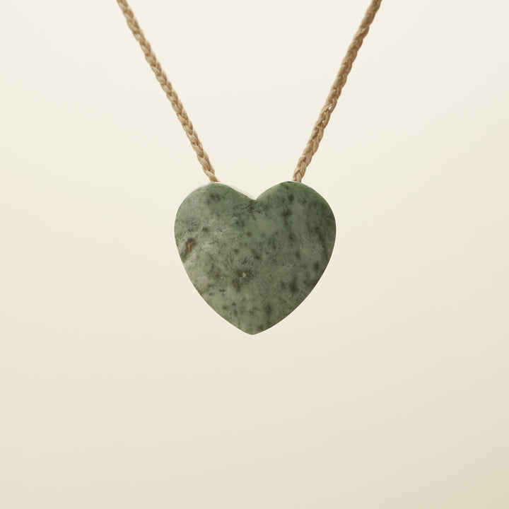 Manawa Inanga Matte Pounamu Medium Pendant