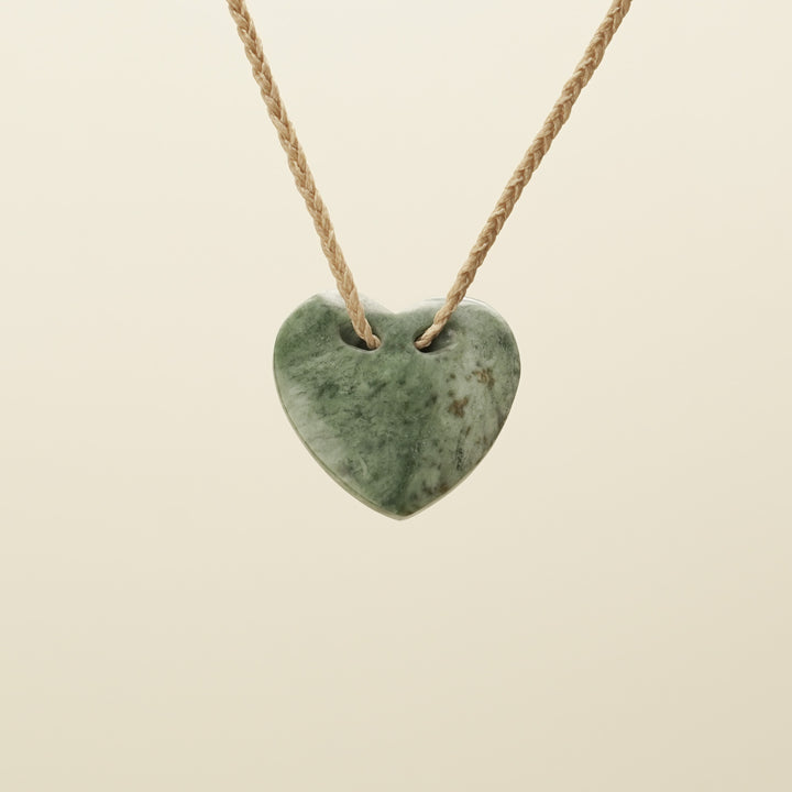 Manawa Inanga Matte Pounamu Medium Pendant