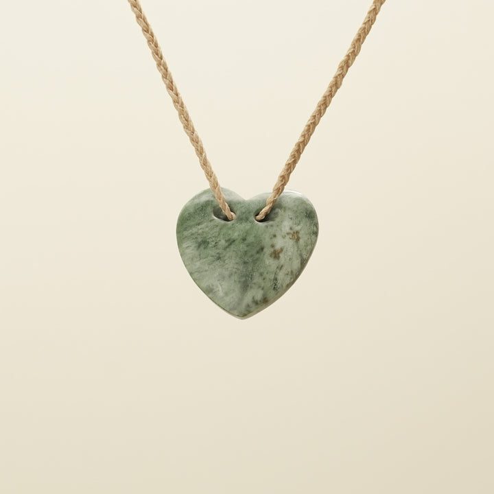 Manawa Inanga Matte Pounamu Medium Pendant
