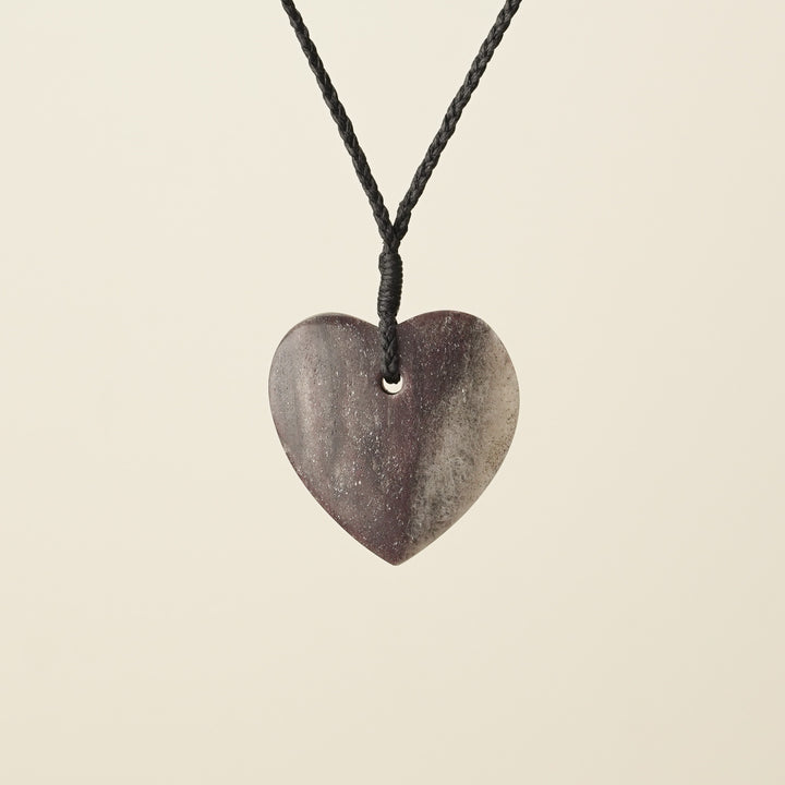 Manawa Heart Aroha Stone Medium Pendant
