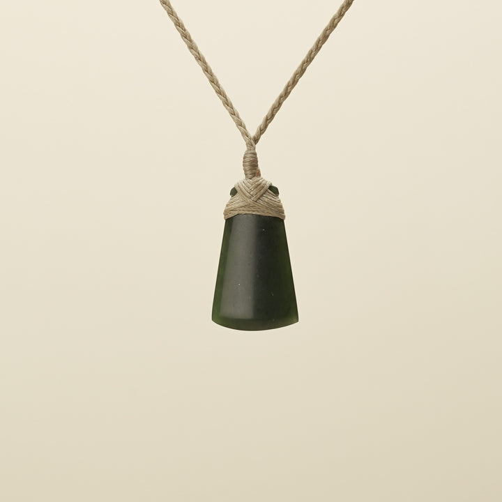 Extra Small Kawakawa Toki Pounamu Pendant