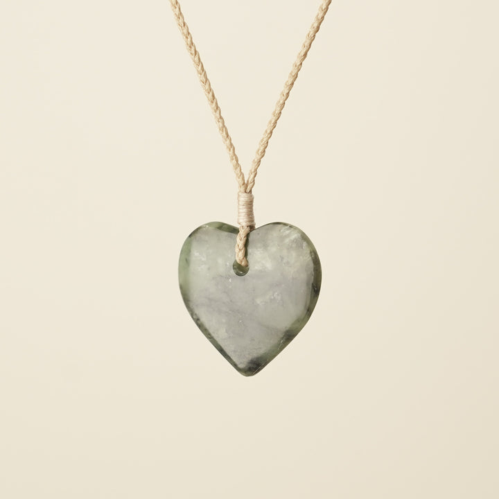 Manawa Heart – Hapopo Pounamu Small Medium Pendant