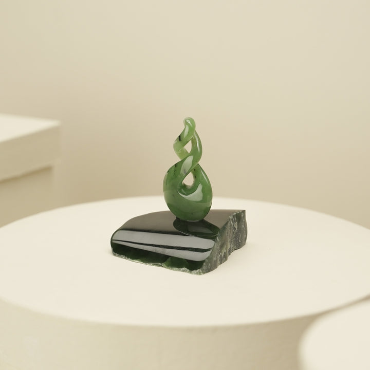 Small Greenstone Pikorua on Base