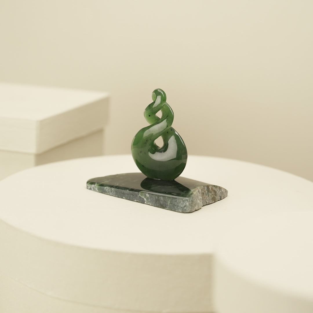 Small Pikorua Greenstone Sculpture