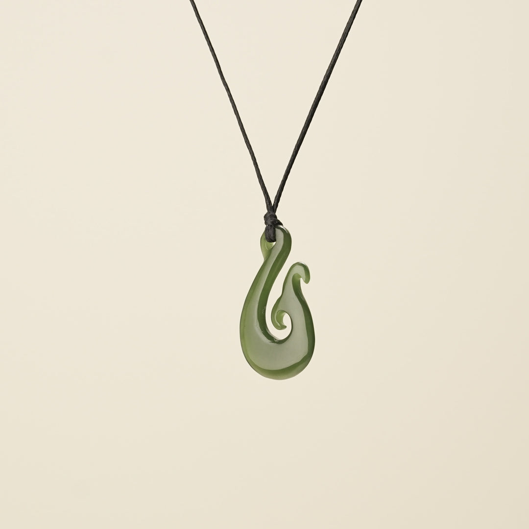 Hei Matau Whale's Tail Small Pendant