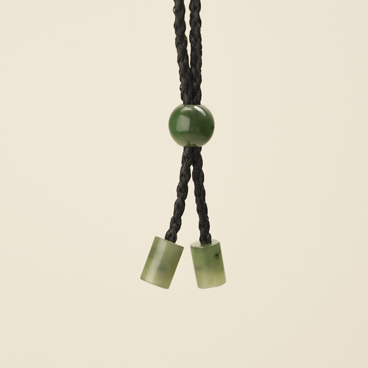 Kōuma Breastplate – Curved Greenstone Pendant