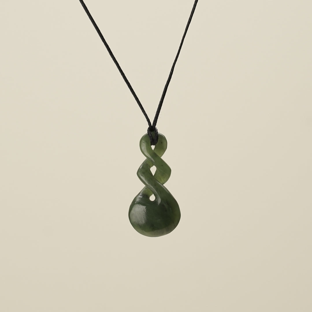 Double Pounamu Pikorua Large