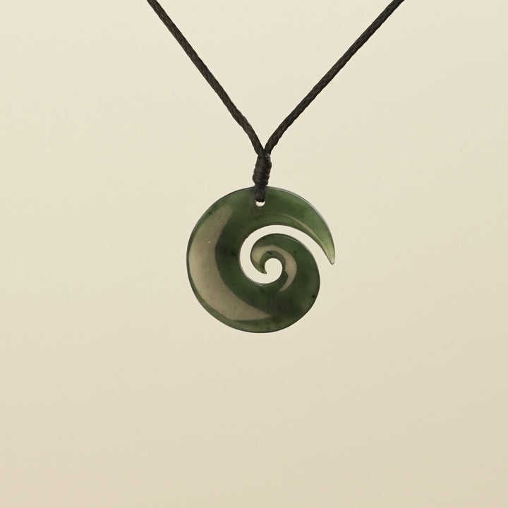Koru Extra Small Greenstone Pendant