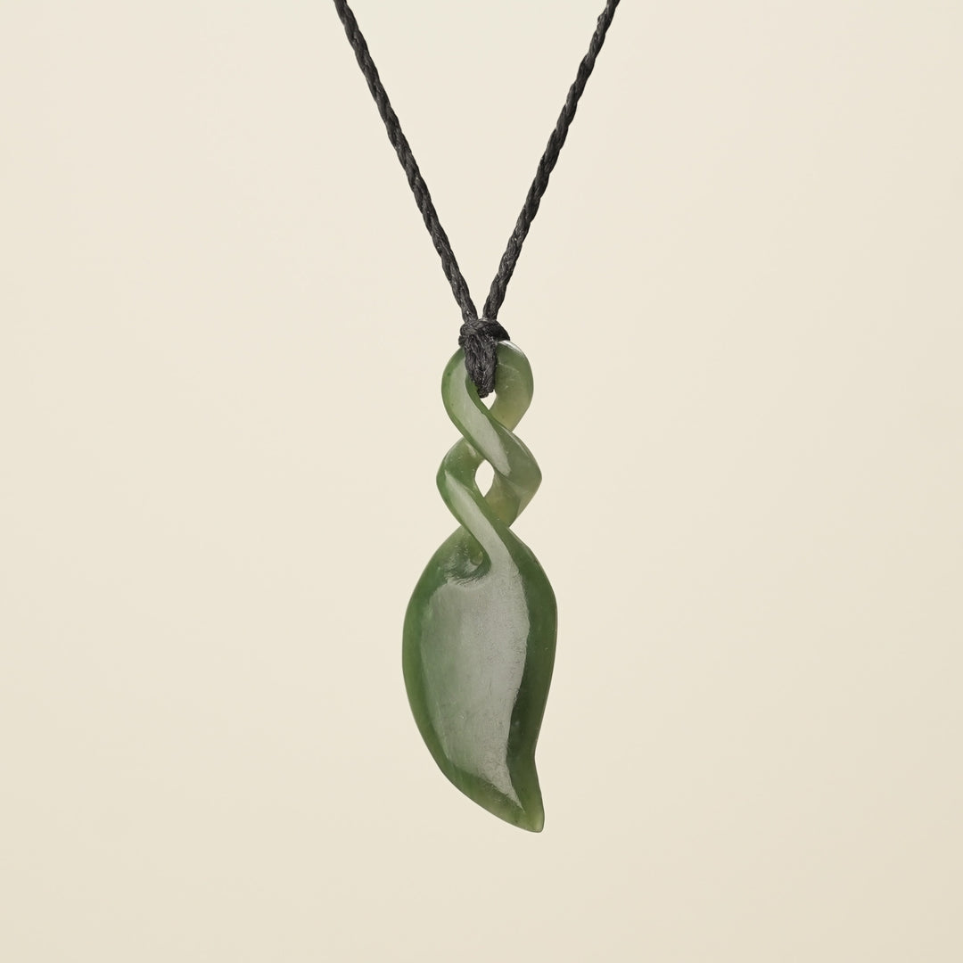 Double Pikorua Kawakawa Pounamu Large