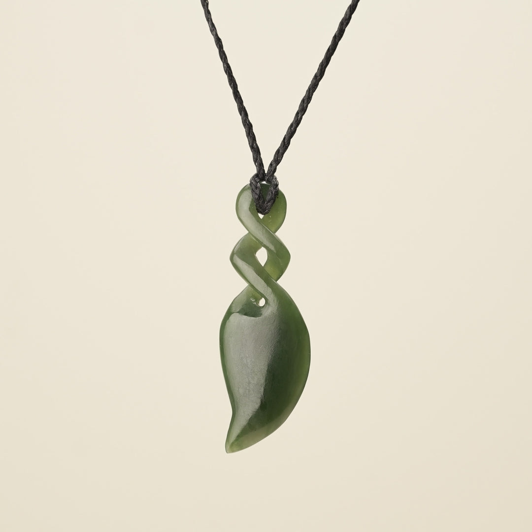 Double Pikorua Kawakawa Pounamu Large