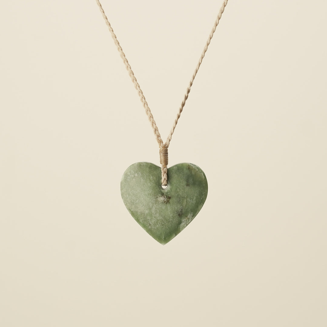 Medium Kahurangi Pounamu Heart