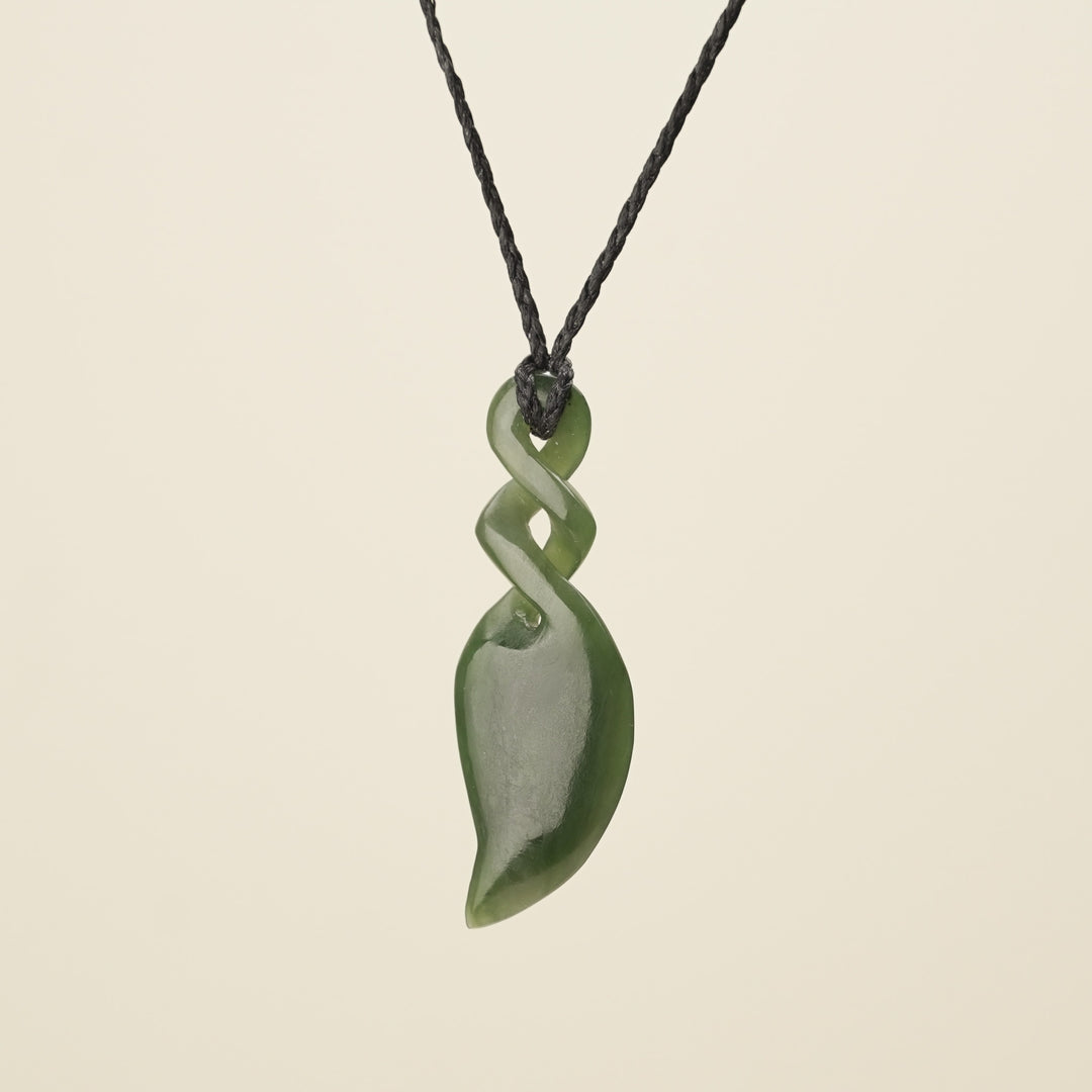 Double Pikorua Kawakawa Pounamu Large