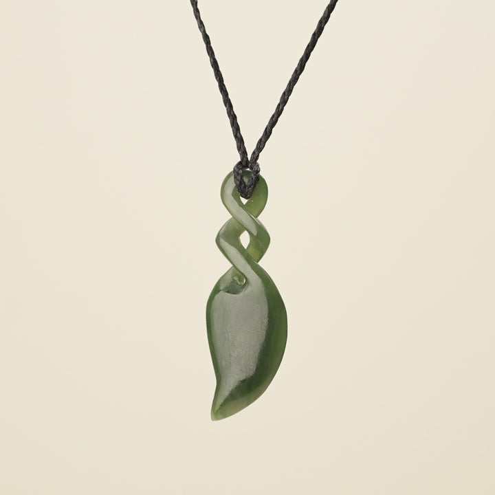 Double Pikorua Kawakawa Pounamu Large