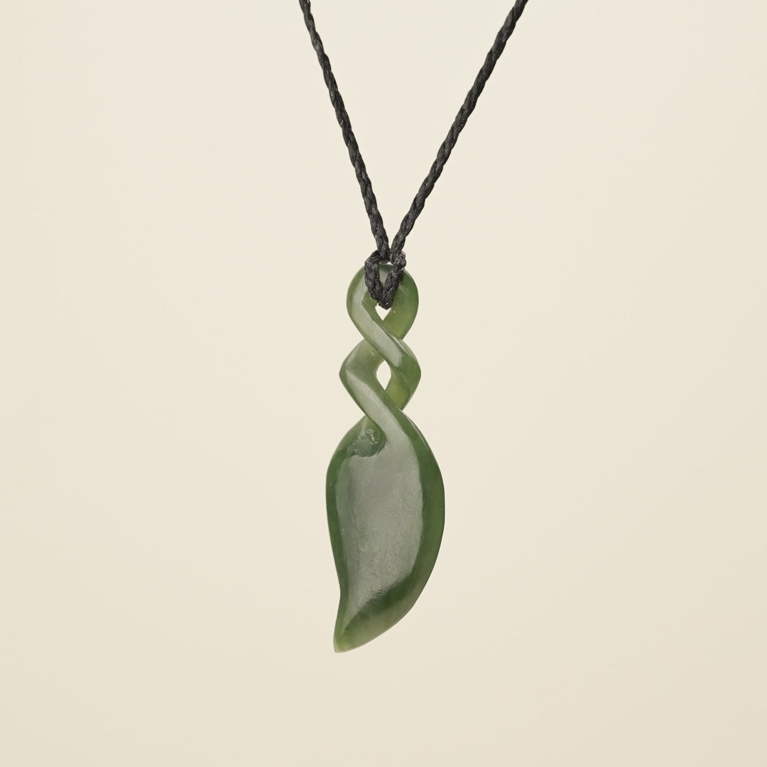 Double Pikorua Kawakawa Pounamu Large