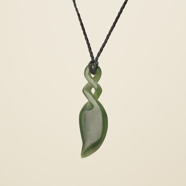 Double Pikorua Kawakawa Pounamu Large
