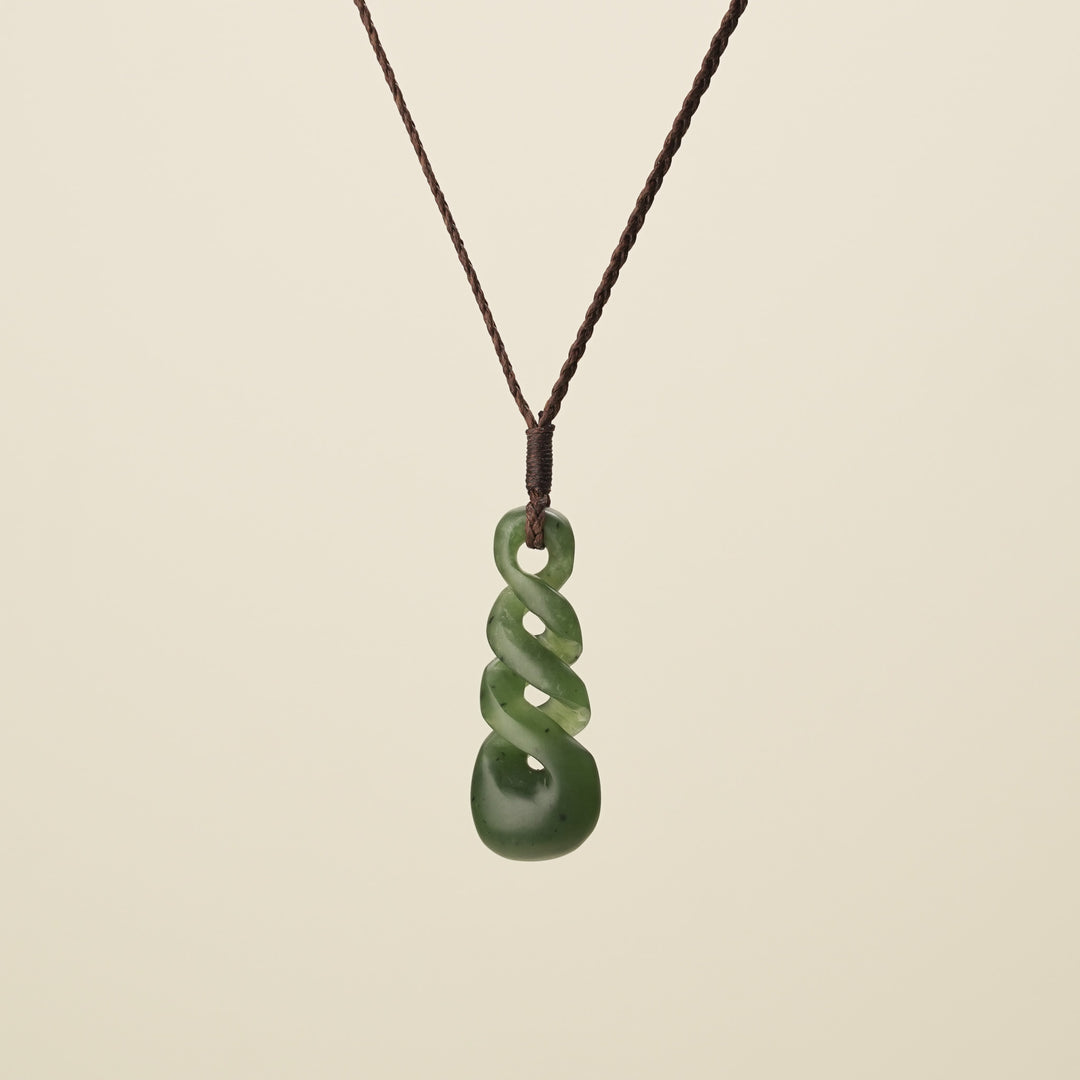 Triple Pikorua Pounamu Medium
