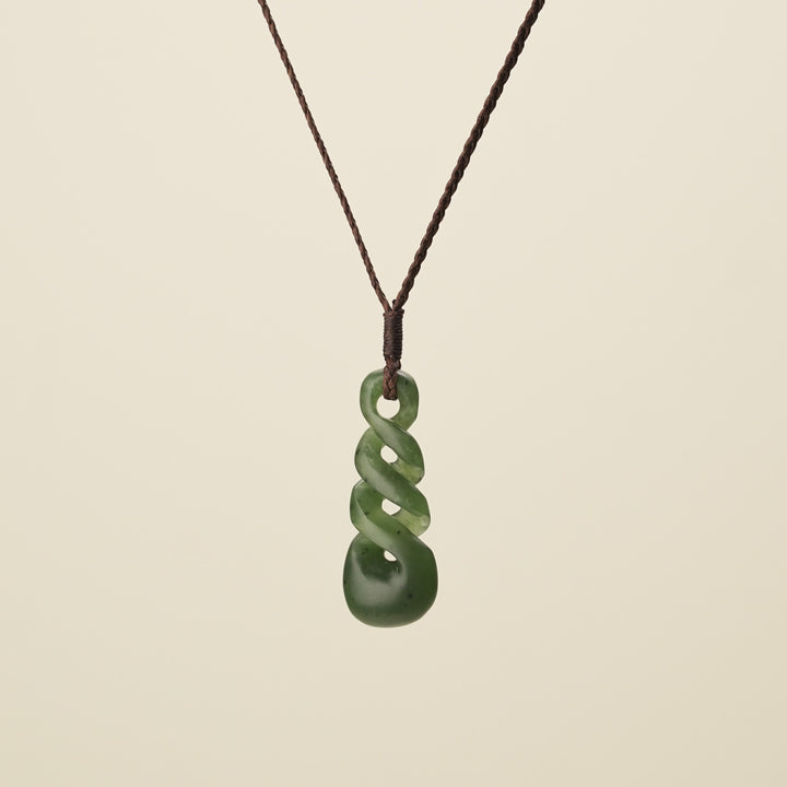 Triple Pikorua Pounamu Medium