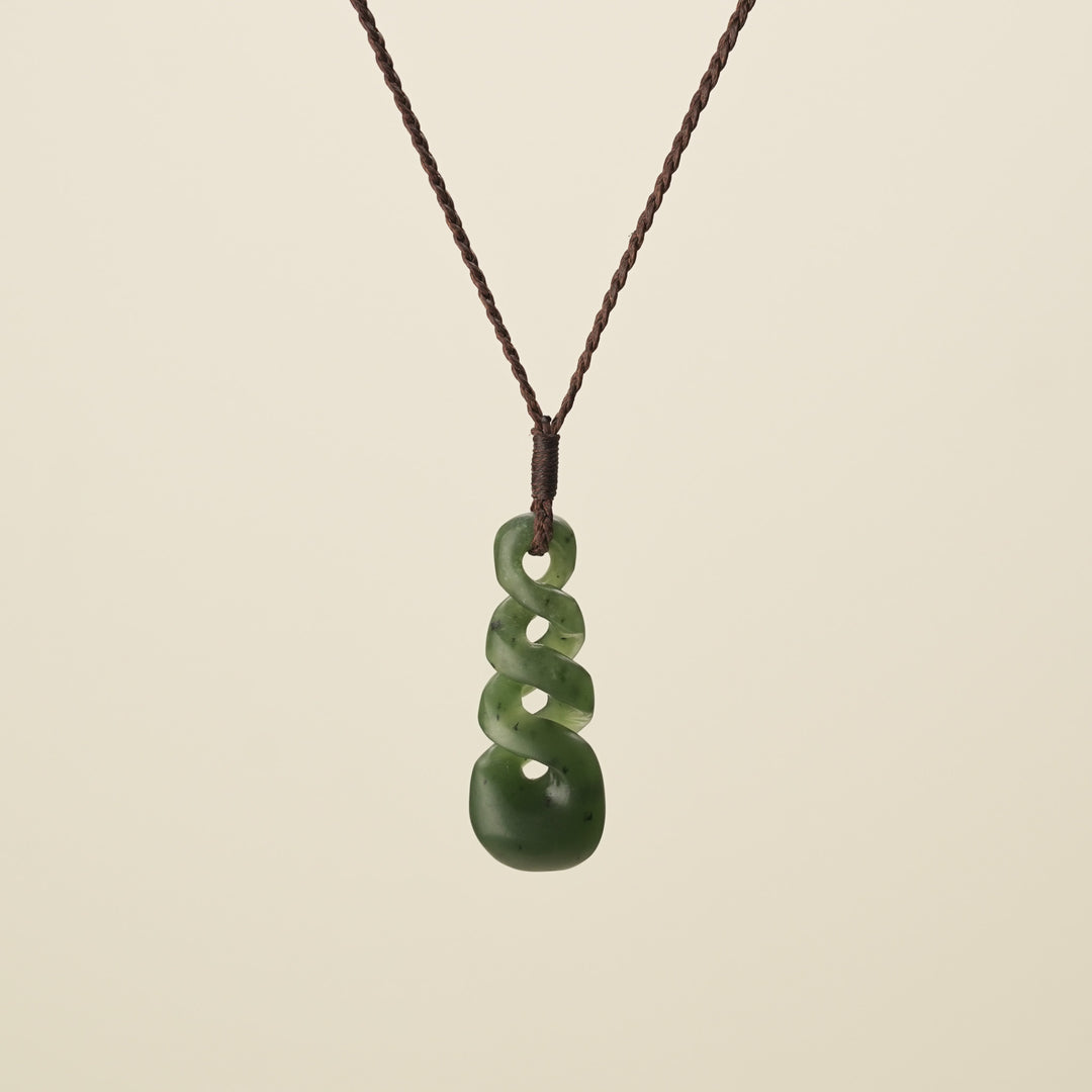 Triple Pikorua Pounamu Medium