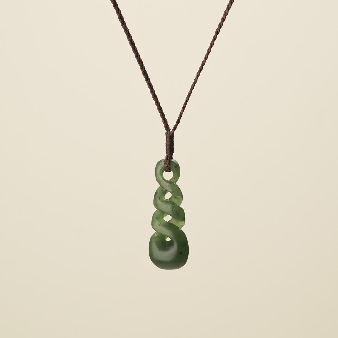 Triple Pikorua Pounamu Medium