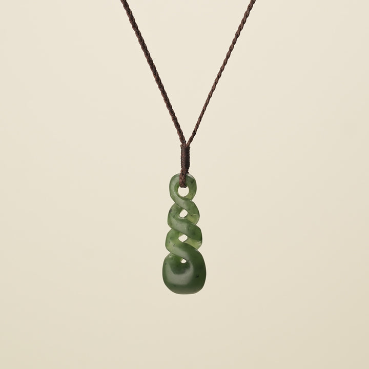 Triple Pikorua Pounamu Medium