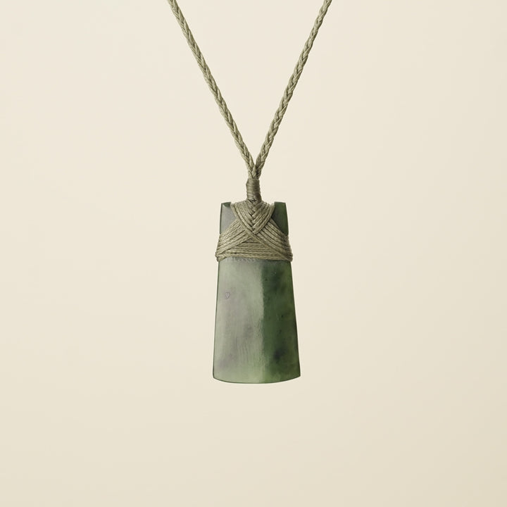 Toki Pounamu Small, Khaki Binding