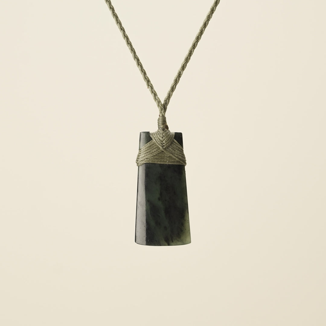 Toki Pounamu Small, Khaki Binding
