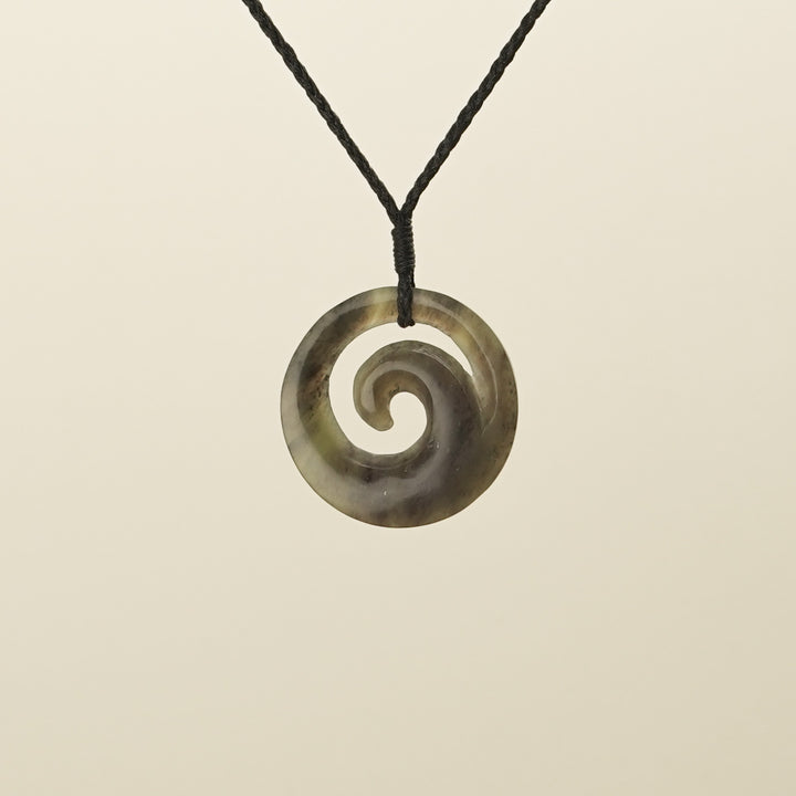 Koru Kahurangi Medium Pounamu Pendant