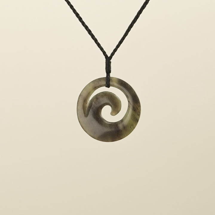 Koru Kahurangi Medium Pounamu Pendant