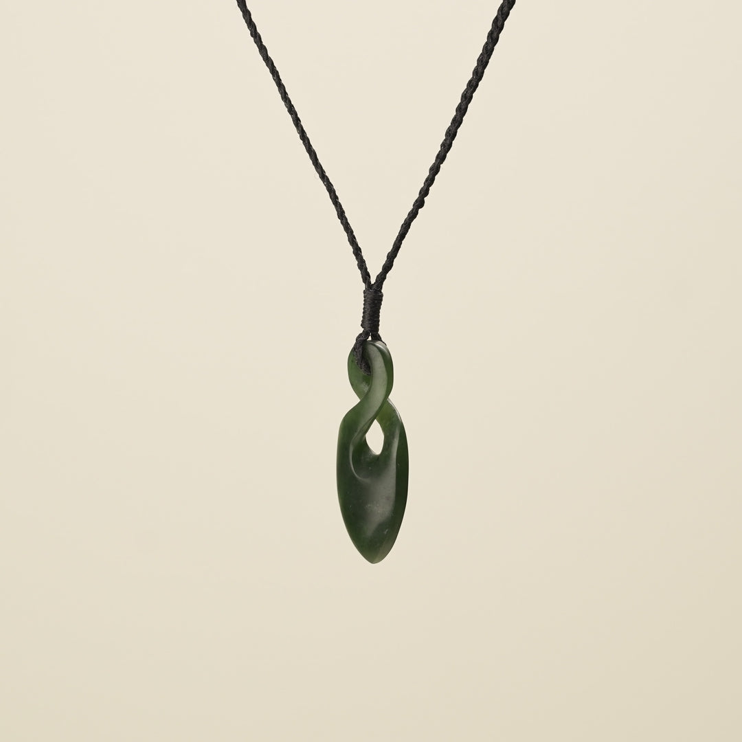 Pikorua Kawakawa Pounamu Small Pendant