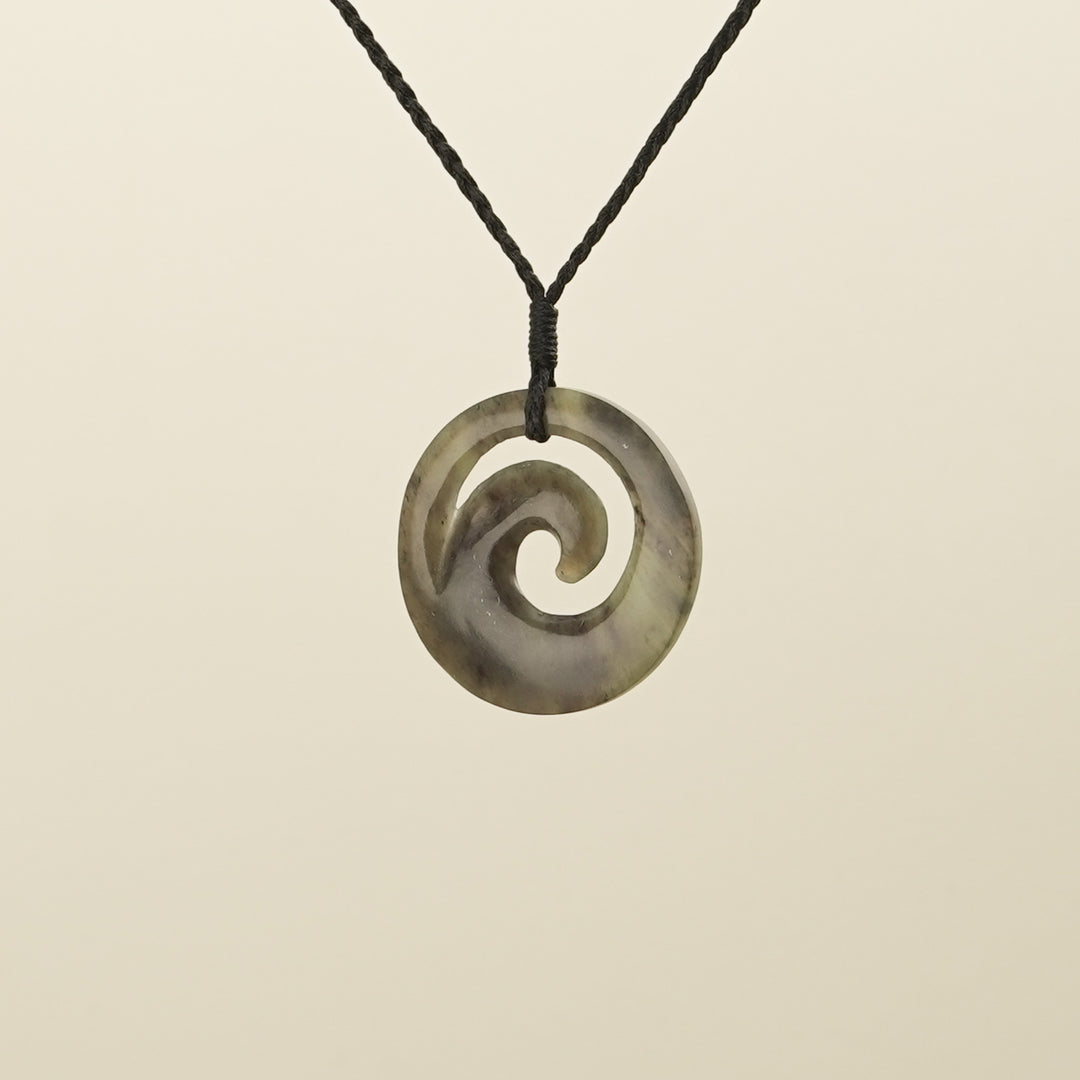 Koru Kahurangi Medium Pounamu Pendant