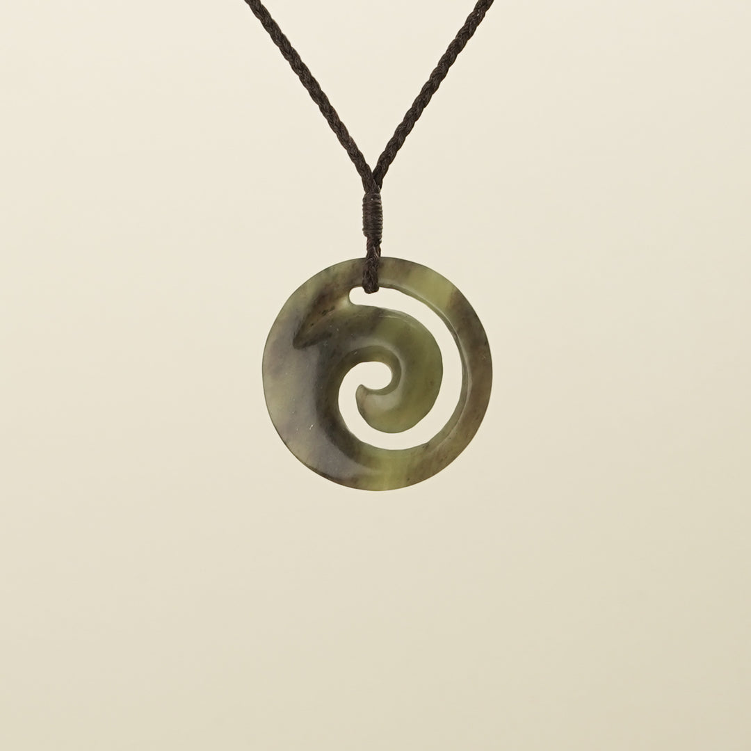 Koru Kahurangi Medium Pounamu Pendant