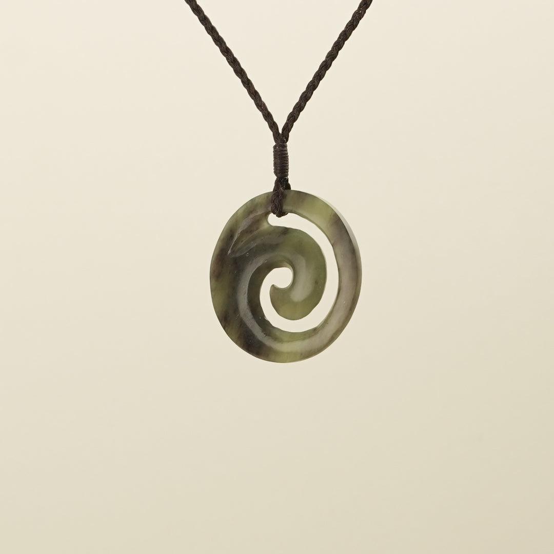 Koru Kahurangi Medium Pounamu Pendant