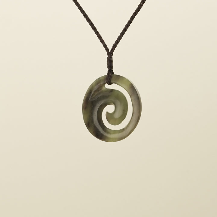 Koru Kahurangi Medium Pounamu Pendant