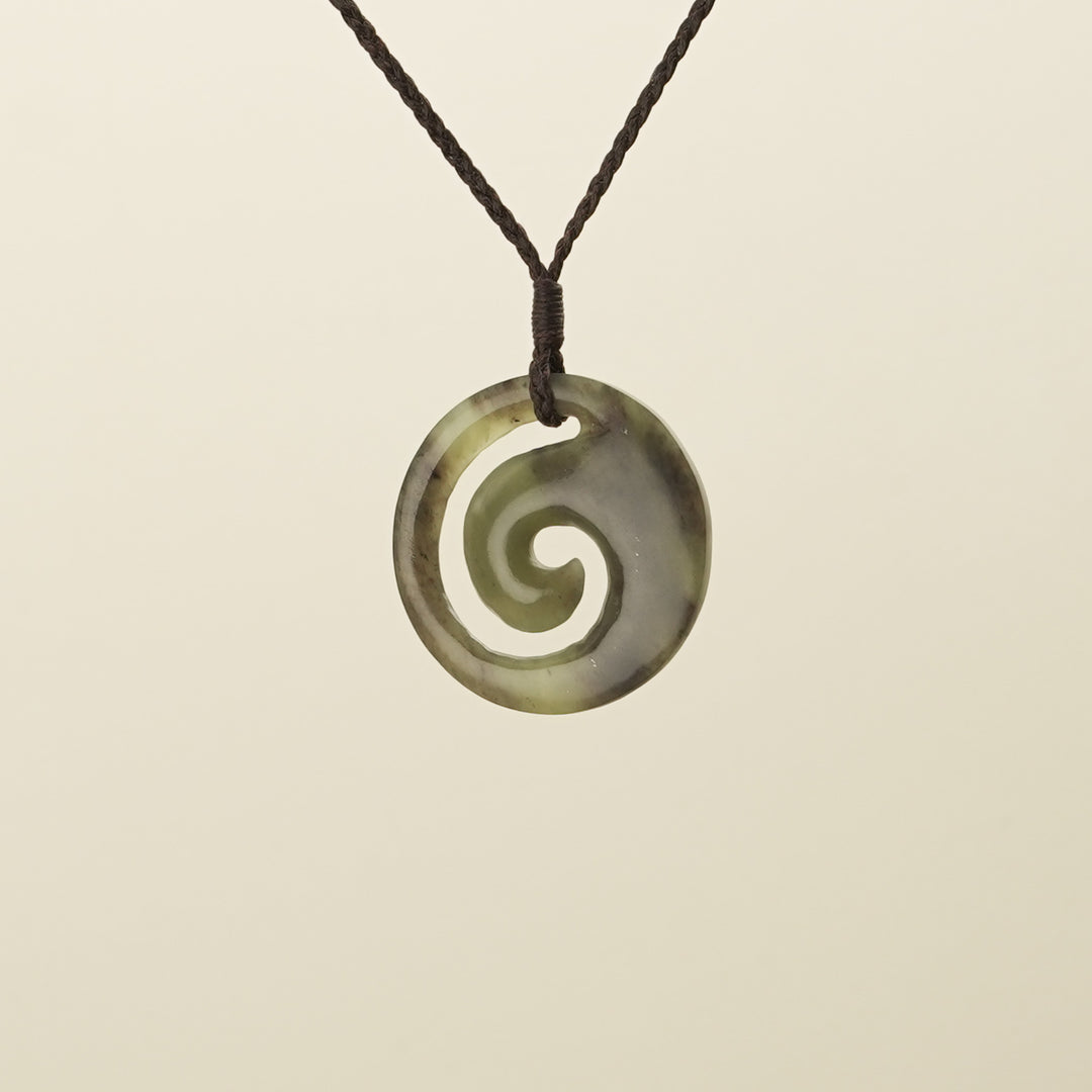 Koru Kahurangi Medium Pounamu Pendant